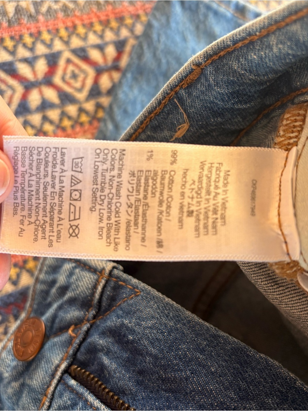 LIKE NEW Madewell The Perfect Vintage Wide Leg Crop Light Blue Denim Jeans 24P - Picture 10 of 12